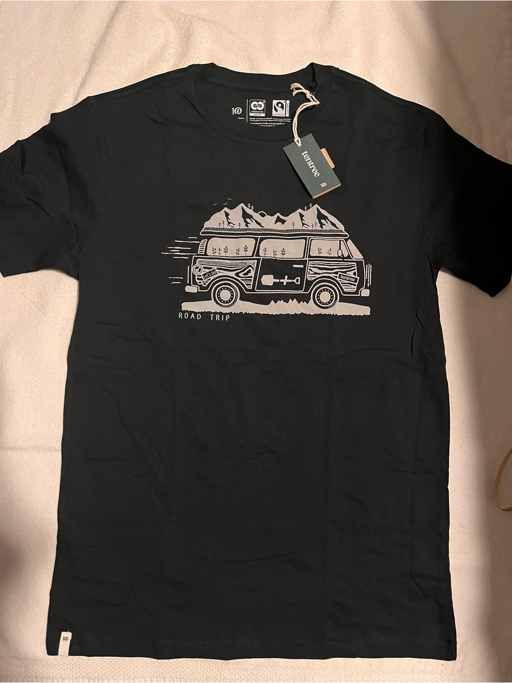 NWT Ten Tree Black 'Road Trip' Graphic Tee
